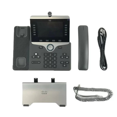 CP-8865-K9 Hệ điều hành truyền thông hợp nhất của Cisco Hệ thống điện thoại có giắc cắm tai nghe và khả năng tương tác H.323