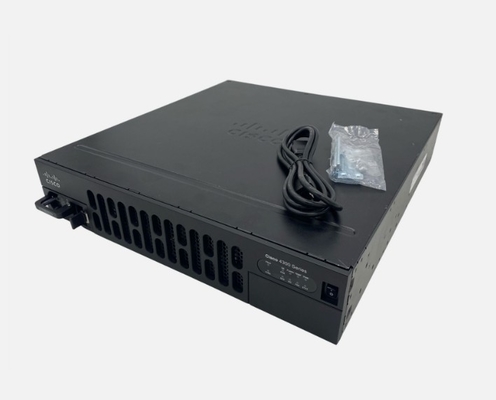 ISR4351-V/K9 200Mbps-400Mbps hệ thống thông lượng 3 cổng WAN/LAN 3 cổng SFP đa lõi CPU 2 khe cắm mô-đun dịch vụ