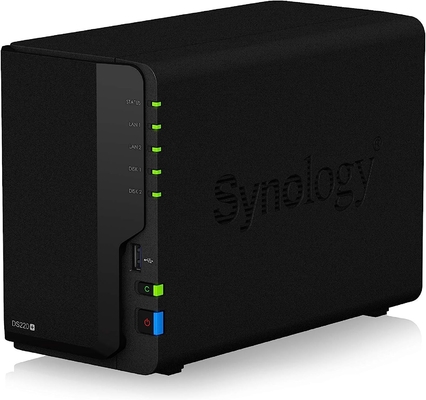 Synology DiskStation DS220+ NAS Server for Business với CPU Celeron, bộ nhớ 6GB, bộ nhớ HDD 8TB, Hệ điều hành DSM
