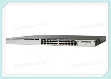 Cisco Switch WS-C3850-24P-E 24 * 10/100/1000 Ethernet POE + Cổng dịch vụ IP được quản lý Lớp chuyển đổi có thể xếp chồng 3