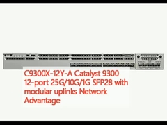 C9300X-12Y-A Catalyst 9300 12-port 25G/10G/1G SFP28 với các liên kết lên mô-đun Network Advantage