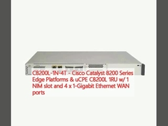 C8200L-1N-4T - Cisco Catalyst 8200 Series Edge Platforms & uCPE C8200L 1RU w / 1 khe NIM và 4 cổng WAN Ethernet 1 Gigabit