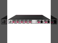 CE8855-32CQ4BQ-B  32×100 GE + 4×200 GE, 8 Tbps, VXLAN/M‑LAG/AI‑ECN, 2×1.2 kW AC PSU & 5 quạt, mặt trước