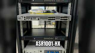 Bộ định tuyến biên doanh nghiệp ASR1001-HX 1RU, Băng thông 60 Gbps, 4x10GE SFP+ + 8x1GE SFP + 4 P có thể định cấu hình