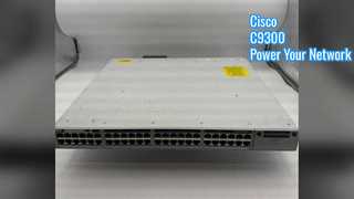 C9300-48P-E, Bộ chuyển mạch Cisco Catalyst 9300, 48x1G PoE+/Đường lên mô-đun/Các yếu tố cần thiết về mạng