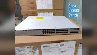 Bộ chuyển mạch Cisco C9300L-24T-4G-E 9300, 24x1G Copper/4x1G SFP/Chỉ dữ liệu