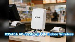 R3V46A AP-505H Wi-Fi 6 Điểm truy cập không dây trong nhà, 1,77 Gbps, Băng tần kép, Cấp nguồn PoE, Gắn trần