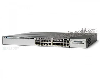 Chuyển mạch mạng Ethernet WS-C3750X-24P-L 24 Cổng Loại khe cắm mở rộng SFP của Cisco