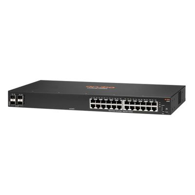 R8N88A - Bộ chuyển mạch mạng Aruba 6000 24G 4SFP Switch Vs Router