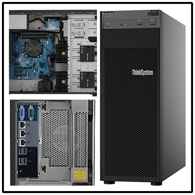 Máy chủ ThinkSystem ST250 V2 – Máy chủ Tower Bảo hành 3 năm Bao gồm CPU Intel Xeon 3.3GHz