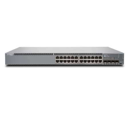 EX3400-24P EX3400 24-Port 10/100/1000BaseT PoE+ 4 X 1/10G SFP/SFP+ 2 X 40G QSFP+ Fan dư thừa Dòng không khí từ trước sang sau