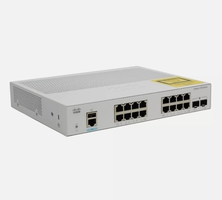 C1000-16FP-2G-L Cisco Catalyst 1000 Switch 16x 10/100/1000 Cổng Ethernet PoE + 240W PoE Ngân sách 2x 1G SFP Uplinks