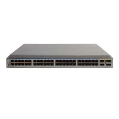CE6850-48T4Q-EI, Huawei CE6800 Switch, 48x10GE RJ45/4x40GE QSFP + / Không có quạt & PSU