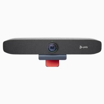 POLY STUDIO P15: Thanh video cá nhân 4K Ultra HD có tính năng khử tiếng ồn AI và tự động đóng khung