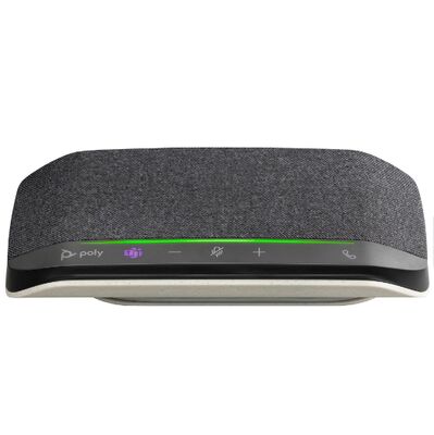 HP Poly Sync 10-M - Loa ngoài rảnh tay - có dây - USB-A, USB-C - bạc - Được chứng nhận cho Microsoft Teams