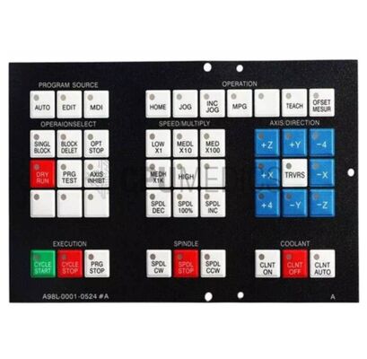 Fanuc A98L-0001-0524#A Bàn phím màng (Bảng vận hành 42 phím cho hệ thống CNC)