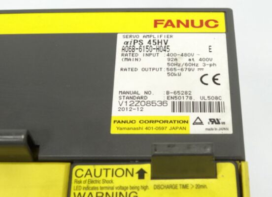 Fanuc A06B-6151-H045 Alpha i Mô-đun khuếch đại trục chính AiSP-45HV