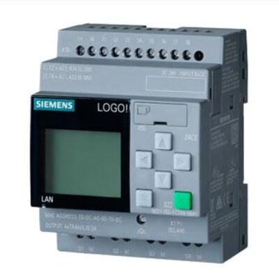 Siemens LOGO! 24CE PLC Logic Module với 8 đầu vào kỹ thuật số 4 đầu ra transistor và Ethernet tích hợp cho điều khiển công nghiệp