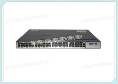 Thiết bị chuyển mạch sợi quang của Cisco WS-C3750X-48PF-L có thể xếp chồng 48 cổng 10/100/1000 Ethernet