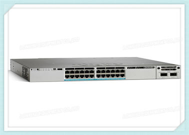 Cisco Switch WS-C3850-24U-S có thể xếp chồng 24 10/100/1000 Cổng UPOE 1 Khe cắm mô-đun mạng 1100W Nguồn