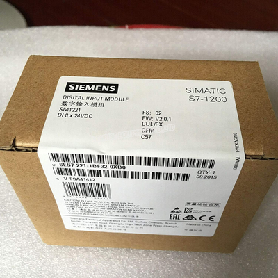 6ES7221-1BF32-0XB0 Mô-đun đầu vào kỹ thuật số SIMATIC S7-1200 SM 1221 8 DI 24 V DC Mô-đun PLC