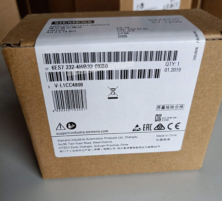6ES7232-4HB32-0XB0 Mô-đun đầu ra tương tự SIMATIC S7-1200 SM 1232 Mô-đun PLC 2 AO 6ES7 232-4HB32-0XB0