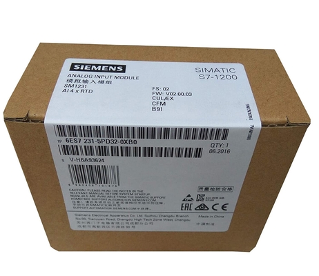 6ES7231-5PD32-0XB0 Mô-đun đầu vào tương tự SIMATIC S7-1200 SM 1231 Mô-đun RTD 4 x AI RTD Mô-đun PLC 6ES7 231-5PD32-0XB0