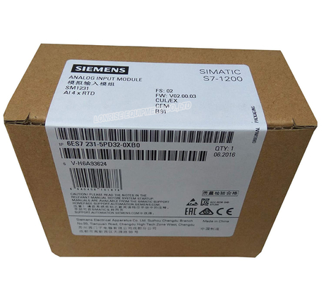 6ES7231-5PD32-0XB0 Mô-đun đầu vào tương tự SIMATIC S7-1200 SM 1231 Mô-đun RTD 4 x AI RTD Mô-đun PLC 6ES7 231-5PD32-0XB0