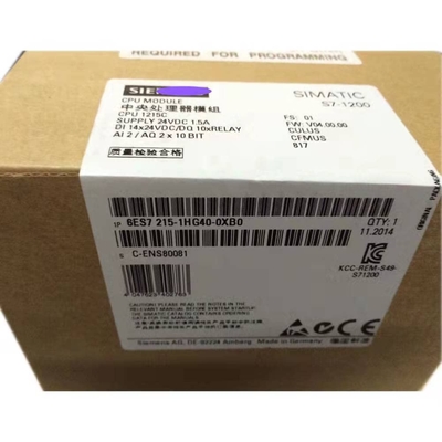 Mô-đun CPU 6ES7214-1HG40-0XB0 SIMATIC S7-1200 Mới trong hộp với bảo hành 1 năm bởi DHL hoặc FedEx