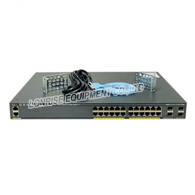 Bộ chuyển mạch Cisco WS-C2960X-24PS-L Catalyst 2960-X 24 GigE PoE 370W, Đế LAN 4 x 1G SFP