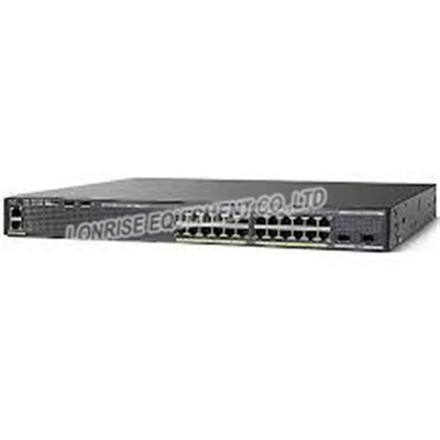 Cisco WS-C2960X-24PD-L Catalyst 2960-X Switch 24 GigE PoE 370W 2 x 10G SFP + Cơ sở LAN