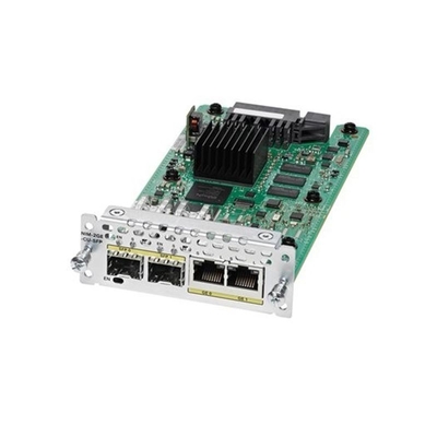 Cisco Ethernet WAN Network Expansion Interface Module NIM-2GE-CU-SFP mang lại độ dày đặc cao Small Form-Factor Pluggable (SFP)