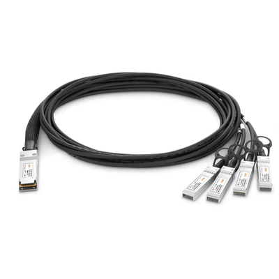 Mô-đun thu phát quang 4xSFP10G Cáp chia đồng thụ động QSFP-4SFP10G-CU5M