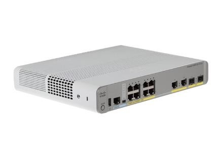 WS-C2960CX-8PC-L 8 cổng Ethernet Gigabit 8 đầu ra PoE + 124W PoE Ngân sách 2 1G SFP và 2 1G Copper Uplinks