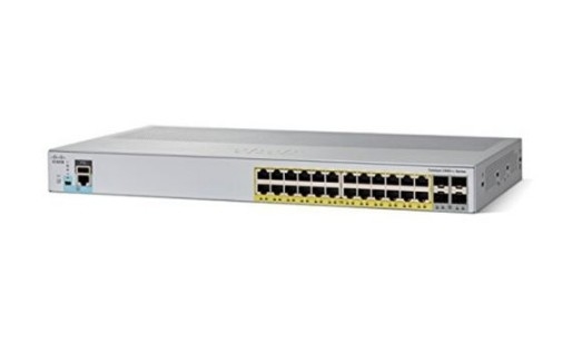 WS-C2960L-24PQ-LL Cisco Catalyst 2960L Switch 24 cổng GigE PoE+ 4x10G SFP+ Lan Lite