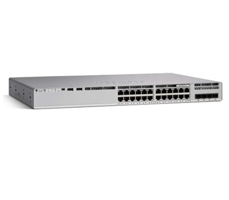 C9300L-24P-4G-E Cisco Catalyst 9300L Switches 24-Port Fixed Uplinks PoE+ 4X1G Uplinks Network Essentials