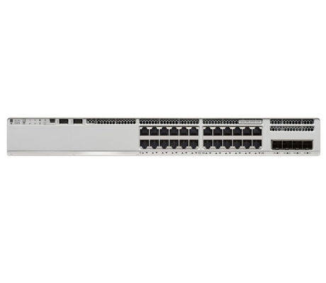 C9300L-24P-4G-E Cisco Catalyst 9300L Switches 24-Port Fixed Uplinks PoE+ 4X1G Uplinks Network Essentials