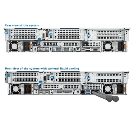 De ll PowerEdge R760 Rack Server Mainstream 2U Dual Intel Xeon 16x 2.5 " SAS / SATA 8x NVMe Direct