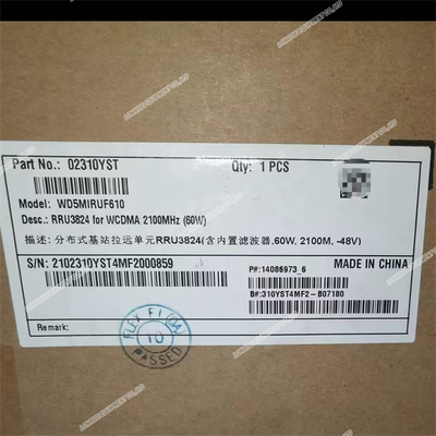 Rru3826 Wcdma 2100mhz (80w) 02310kkq Thích hợp cho trạm cơ sở viễn thông sẵn sàng để đi