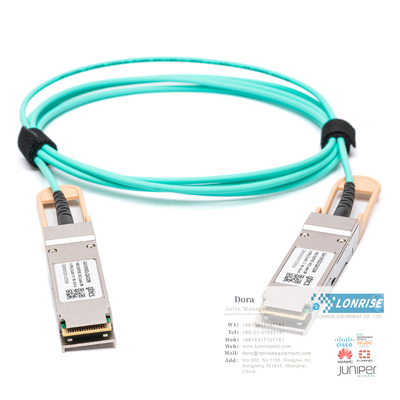 Cáp AOC 02311KNQ QSFP-100G-AOC-10M Cáp quang hoạt động QSFP28 100G (850nm 10m AOC) sẵn sàng để sử dụng