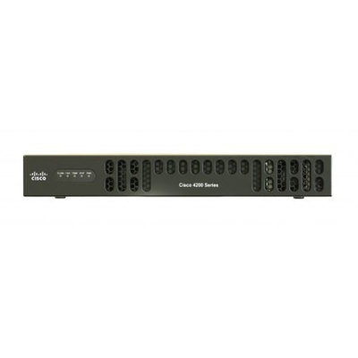Cisco ISR 4221 SEC Bundle With SEC Lic 35Mbps 75Mbps Hệ thống thông lượng, 2 cổng WAN / LAN