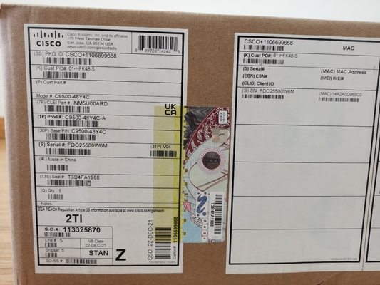Cisco C9500-48Y4C-A Catalyst 9500 48 cổng 25G Switch