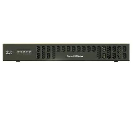 ISR4221-SEC/K9 ISR 4321 với 2 khe cắm GE, 2 khe cắm NIM, 1 khe cắm ISC, bộ nhớ flash mặc định 4 GB, DRAM mặc định 4 GB