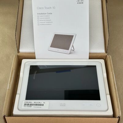 CS-TOUCH10=, Bộ điều khiển Cisco Touch 10, Bộ điều khiển hội nghị truyền hình/Màn hình cảm ứng 10 inch/Cấp nguồn PoE