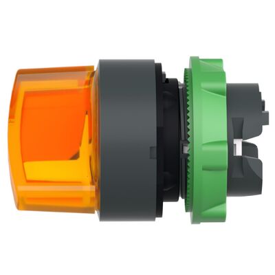 Công tắc nút nhấn công nghiệp ZB5AK1253 với gắn bảng điều khiển 22mm, tiếp điểm 1NO+1NC và bảo vệ IP66