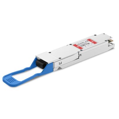 TS-OP-314H-10C/400G OSFP LR4 Fined Top Optical Transceiver với bước sóng 1310nm và truyền 10km cho mạng mật độ cao