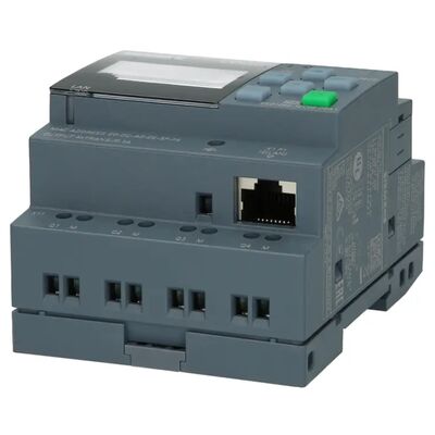 Siemens LOGO! 24CE PLC Logic Module với 8 đầu vào kỹ thuật số 4 đầu ra transistor và Ethernet tích hợp cho điều khiển công nghiệp