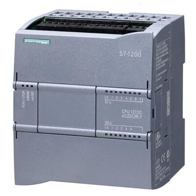 Mô-đun PLC Siemens 6ES7212-1AE40-0XB0 S7-1200 CPU 1212C với 8 đầu vào kỹ thuật số, 6 đầu ra transistor và giao tiếp PROFINET