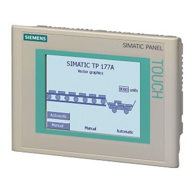 Siemens SIMATIC HMI TP177A Touch Panel với màn hình STN 5,7 inch MPI / PROFIBUS DP Communication và bảo vệ IP65 phía trước