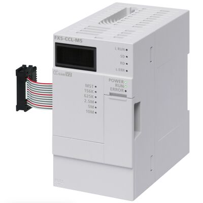 Mô-đun chủ CC-Link Mitsubishi FX5-CCL-MS cho PLC MELSEC iQ-F với 64 trạm từ xa và tốc độ 10 Mbps